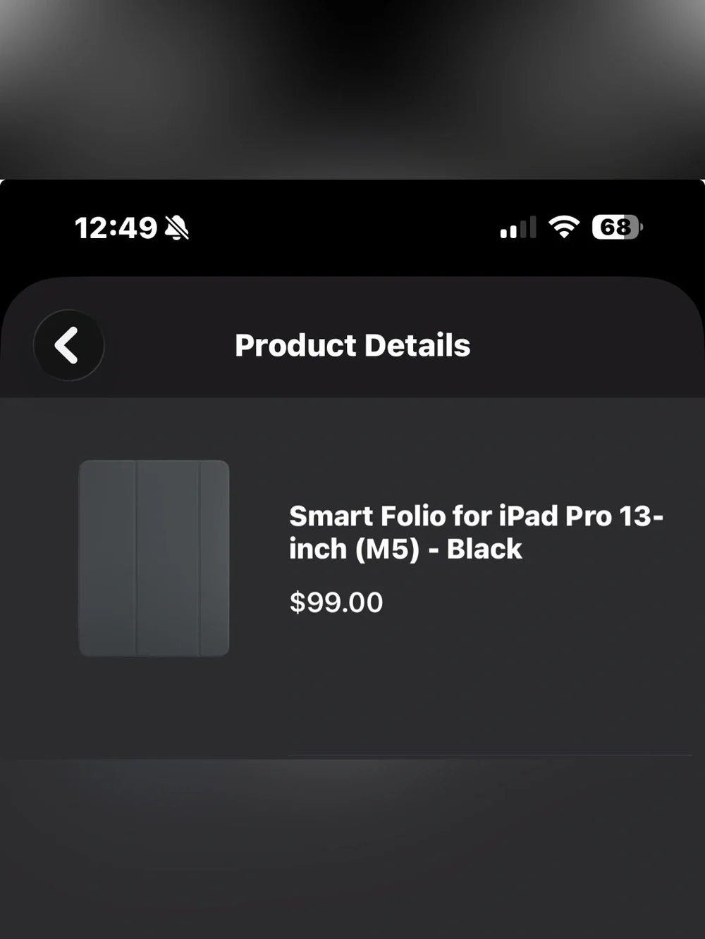 Apple Smart Folio Case for iPad in Black